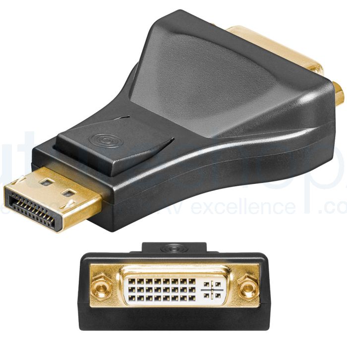 GooBay DisplayPort (Male) to DVI-I (Female) Adaptor