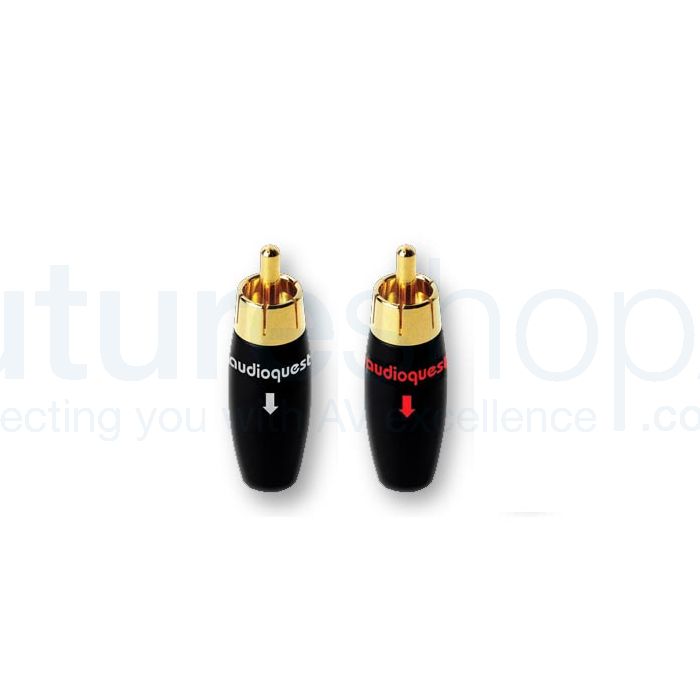 AudioQuest RCA-300 RCA Male Plugs - Pack of 2