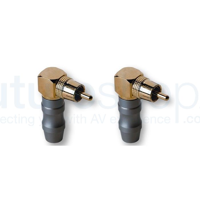 AudioQuest Right-Angled RCA Plug - Pack of 2