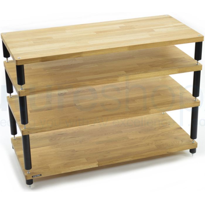 Atacama Apollo Storm 10 Solid Oak Hi-Fi Rack
