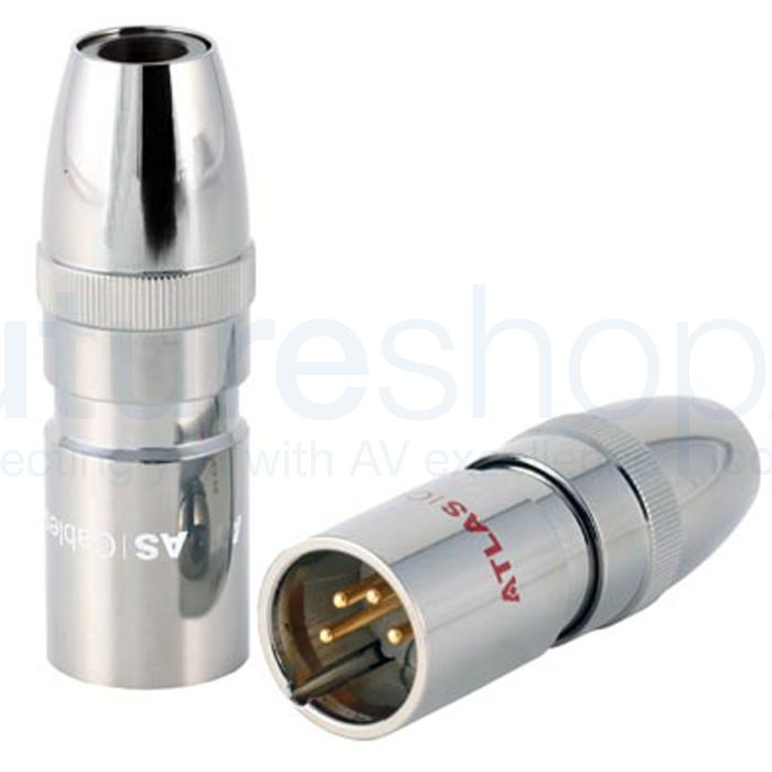 Atlas 4 Pin OCC Male XLR Plug