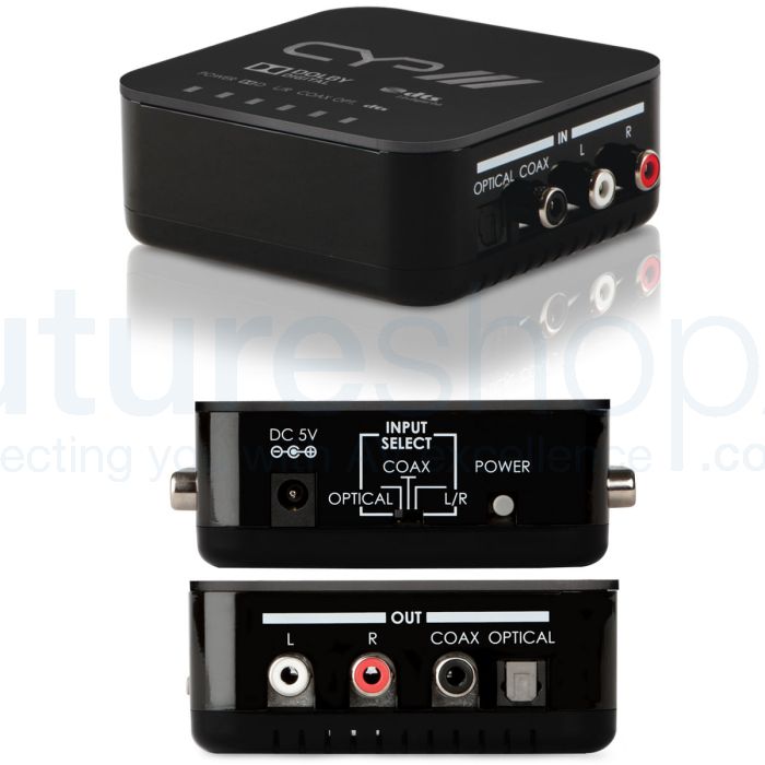 CYP AU-22DD Dolby/DTS Digital Downmixer with Digital / Analogue Audio Conversion (HD Distribution)