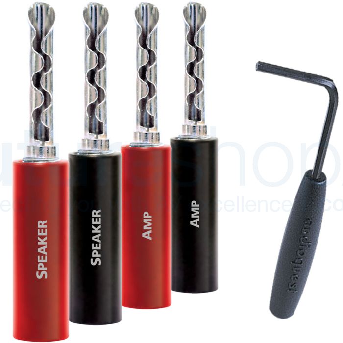 AudioQuest SureGrip100 BFA/Banana (Silver)