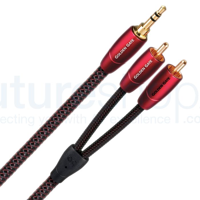 Audioquest Golden Gate, 3.5mm to 2 RCA Audio Cable