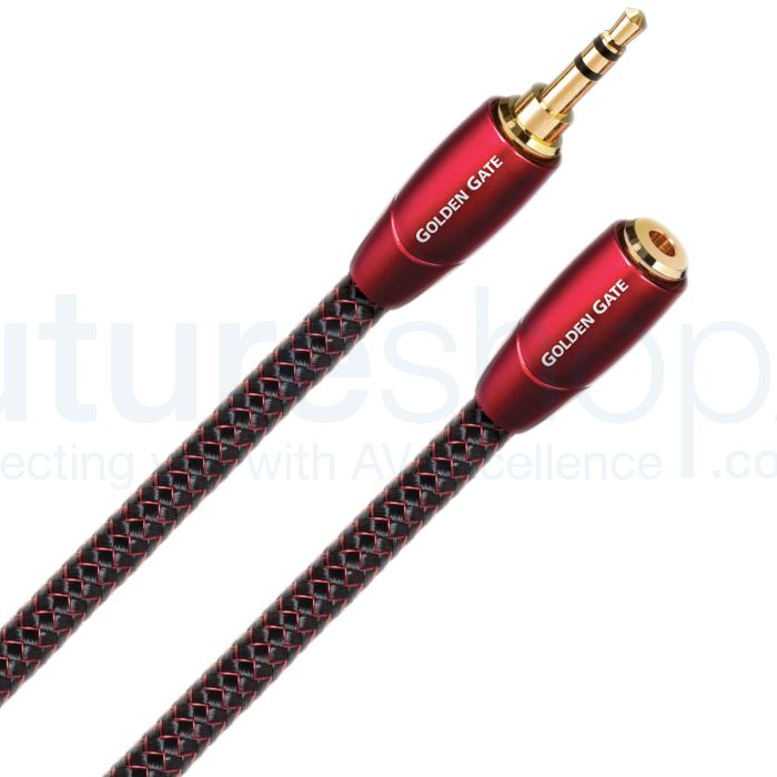 Audioquest Golden Gate, 3.5mm (Male) to 3.5mm (Female) Jack Cable