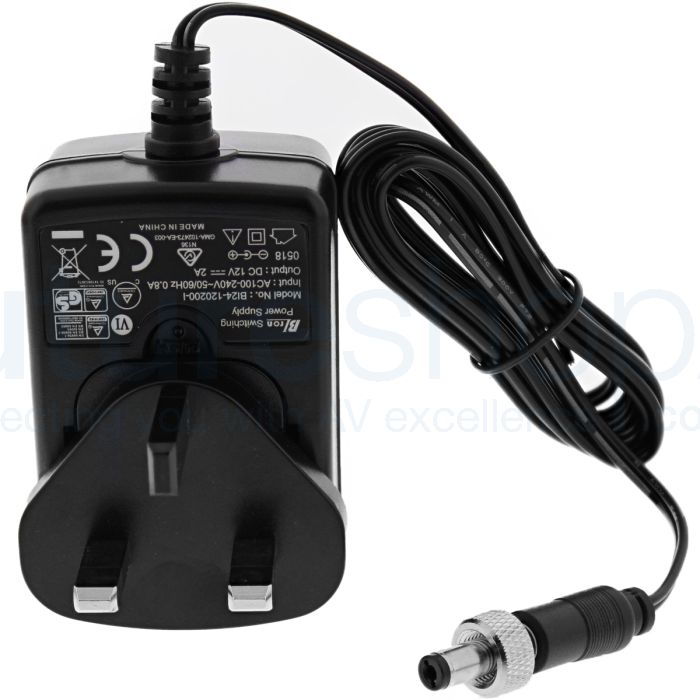 Blustream PS122 12V/2A Power Supply for HDBaseT Transmitters and Receivers