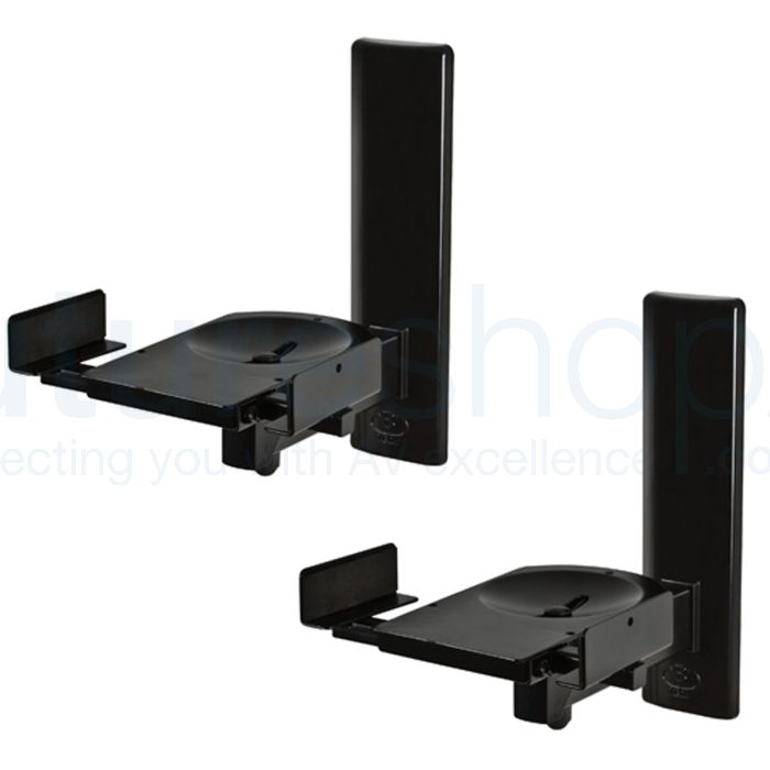 B-Tech Ultragrip Pro Side Clamping Loudspeaker Wall Mounts Black
