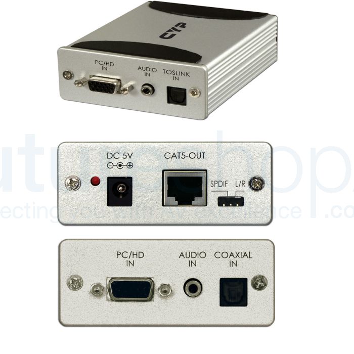 CYP CA-COMP-AT CAT5 PC/HD Transmitter with Audio Selection (HD Distribution)