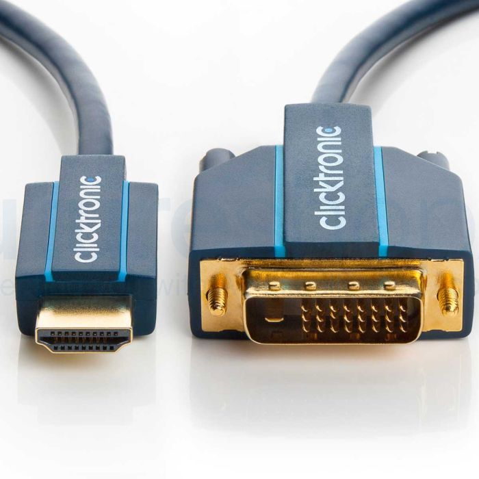 Clicktronic HDMI to DVI-D Cable