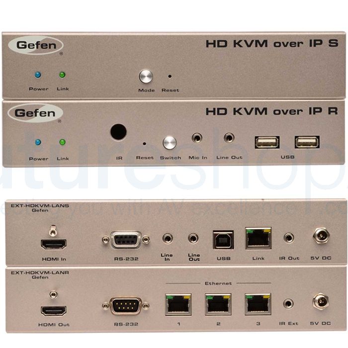 Gefen EXT-HDKVM-LANRX HD KVM over IP - Receiver Package
