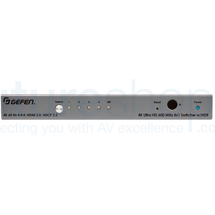 Gefen Ultra HD 600 MHz 4x1 Switcher for HDMI with HDCP 2.2, HDR & Auto-Switching