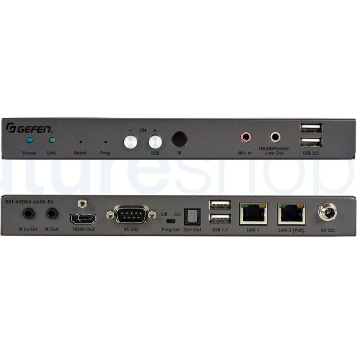 Gefen EXT-UHDKA-LANS-RX 4K Ultra HD HDMI KVM over IP - Receiver Package