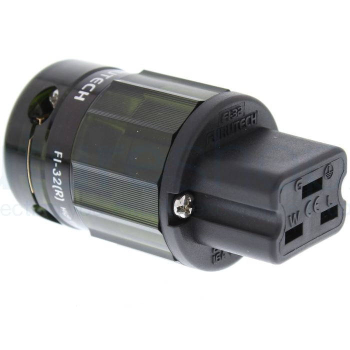 Furutech FI-32 16A IEC Connector - Rhodium 