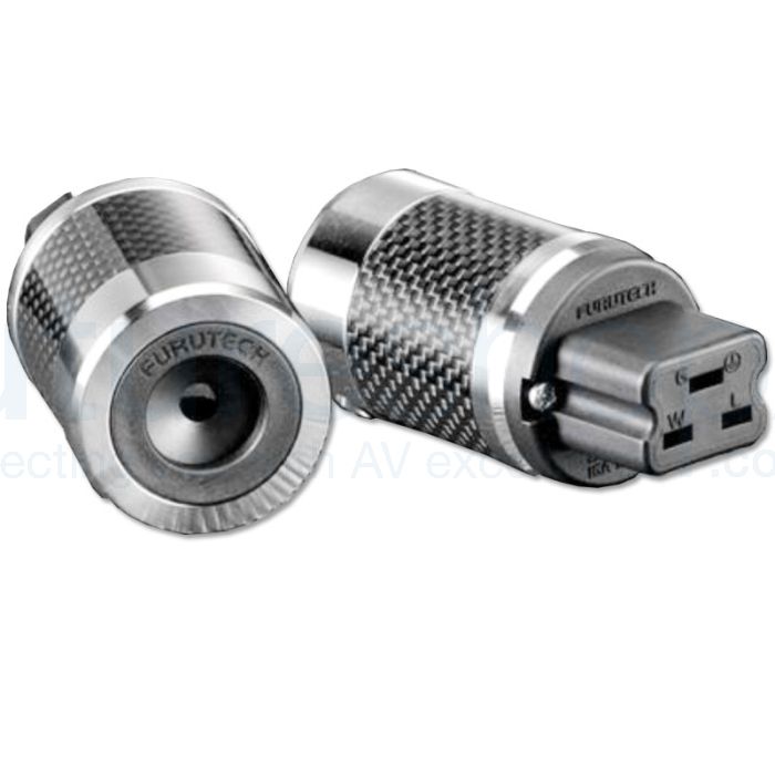 Furutech FI-52 16A IEC Power Connector - Rhodium