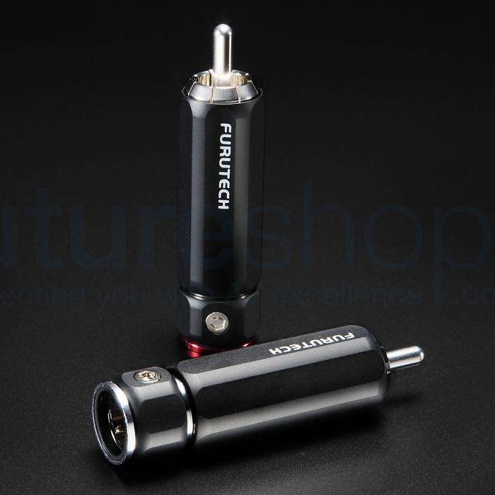 Furutech FP-108 Rhodium Pure Transmission RCA Connectors - Pack of 4