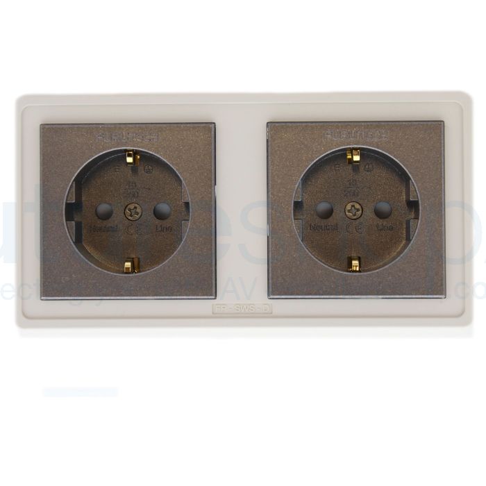 Furutech FP-SWS-D High Performance Schuko Wall Socket - Gold