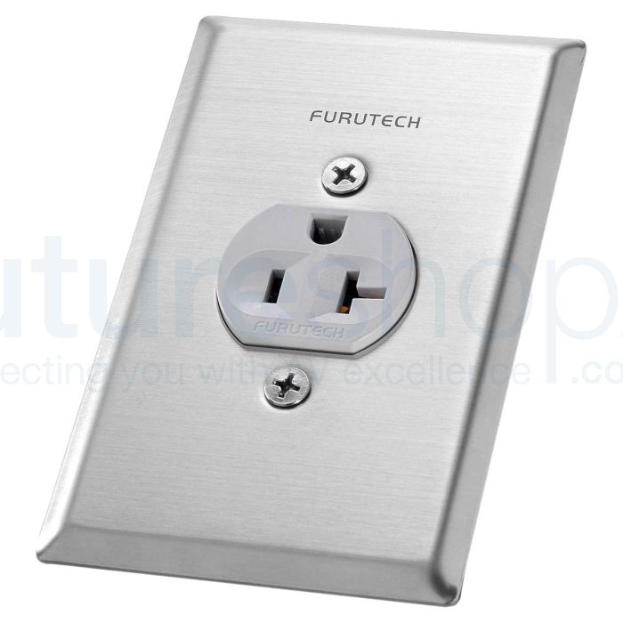 Furutech 102-S US Single Receptacle Cover Plate - Stainless Steel