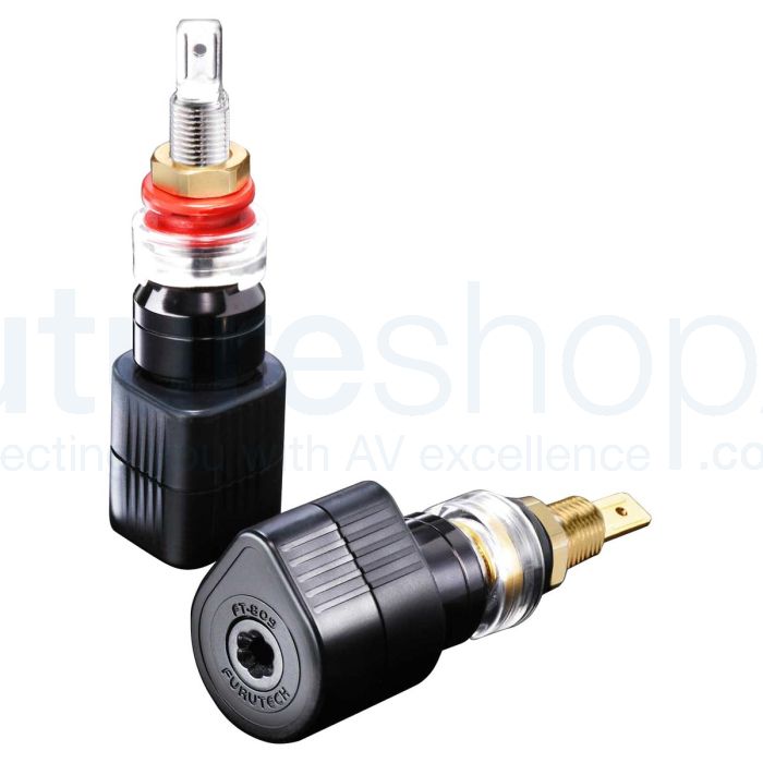 Furutech FT-809 Torque Guard Binding Posts - Rhodium - Pair