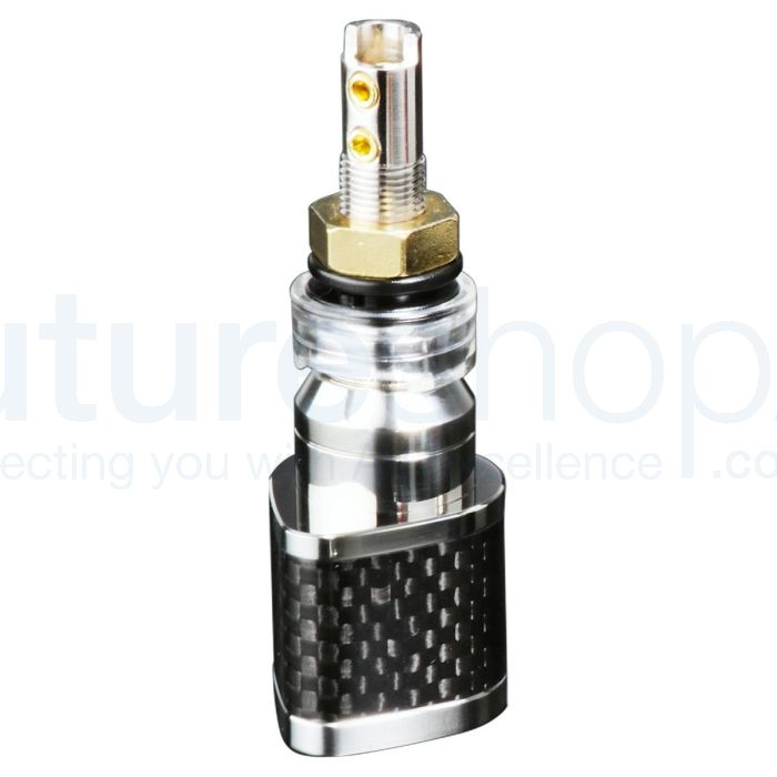 Furutech FT-818 Torque Guard Speaker Binding Posts - Rhodium - Pair