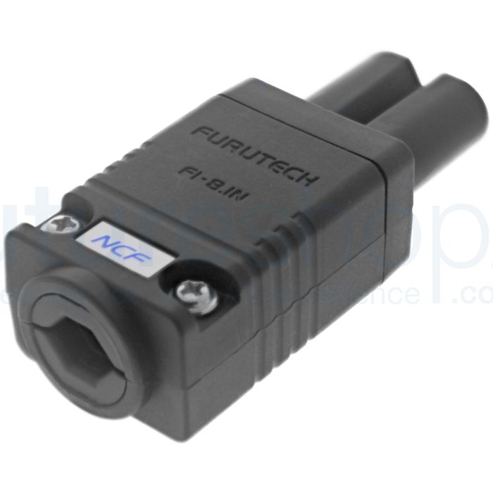 Furutech FI-8.1N NCF High-Performance Slimline Figure 8 Connector - Rhodium