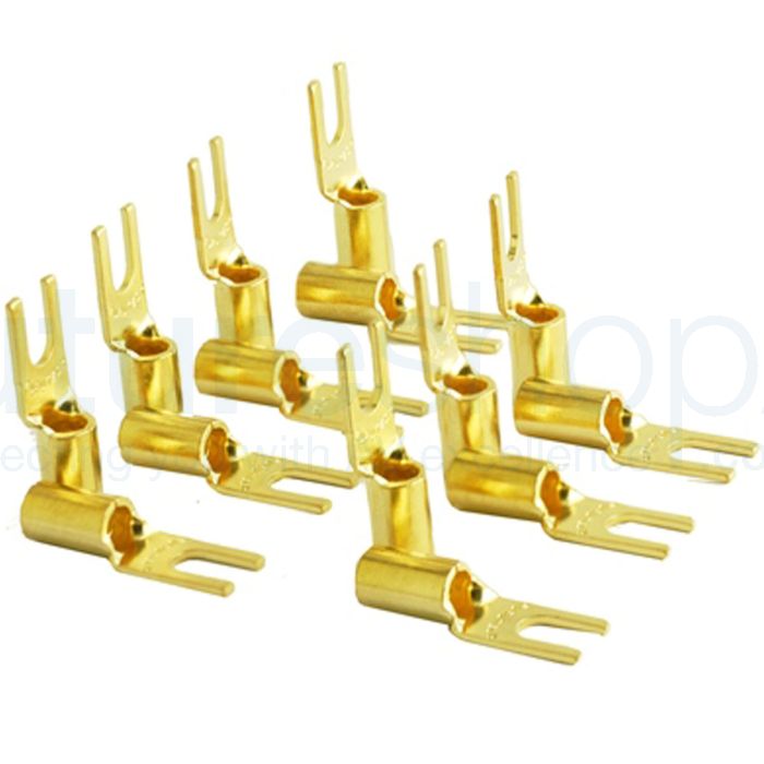 Furutech FP-209-10 Gold plated Spade Terminals - Pack of 10