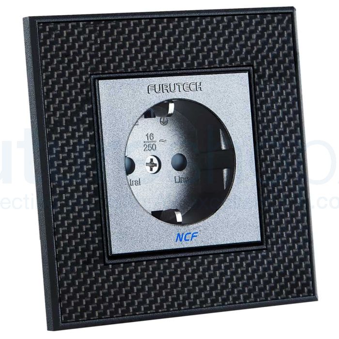 Furutech FP-SWS NCF Plus High Performance Schuko Wall Socket - Rhodium