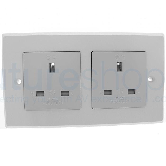 Furutech FP-1363-D High Performance Duplex UK Mains Power Distributor - Rhodium