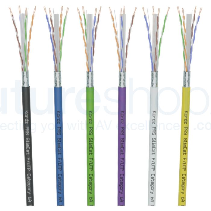 Kordz PRS SlimCat Cat6A F/UTP Network Cable - 305m Drum