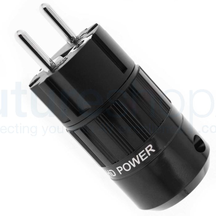 MS HD Power Audio Quality EU Schuko Plug Rhodium - MSGPRh