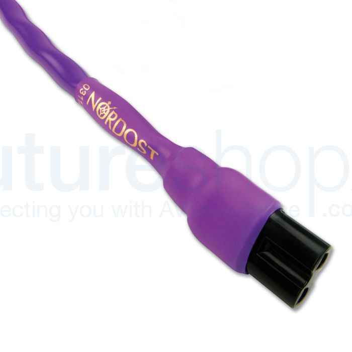 Nordost Purple Flare Power Cord UK 3 Pin Plug - Fig8