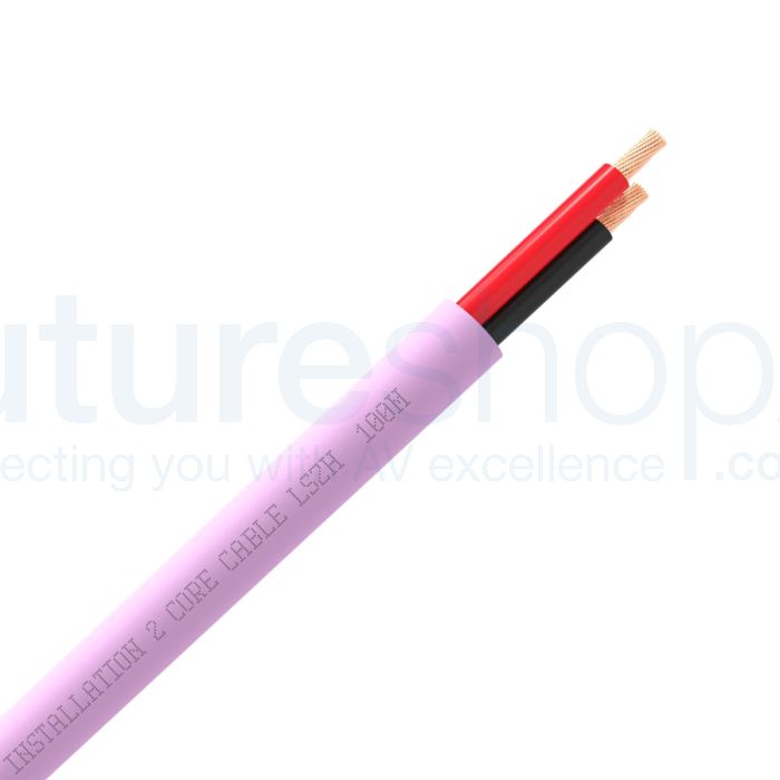 QED QX16/2 2 Core Speaker Cable Pink (LSZH) - Custom Length