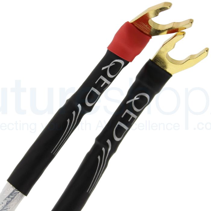 QED Genesis Silver Spiral Jumper Cables (1 Pair)