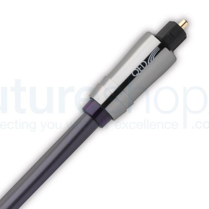 QED Performance Toslink Digital Optical Audio Cable Graphite