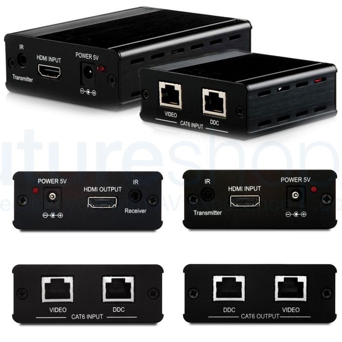 CYP PU-1106-KIT v1.3 HDMI with IR Control over CAT6 Extender Set