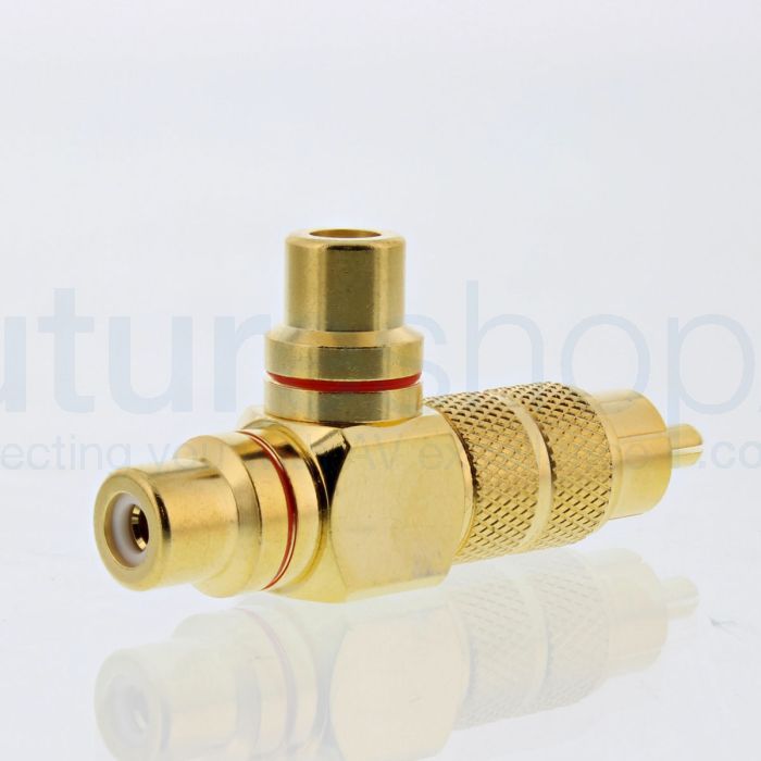 FSUK PHONO-2PHONO-SPLITRED Single Phono to 2 Phono Sockets Splitter