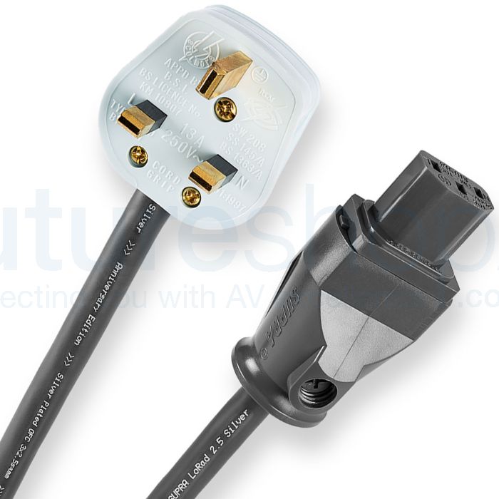 Supra LoRad 2.5 SPC CS-BS 13 Amp Mains Cable Custom Length