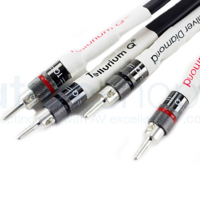 Tellurium Q, Silver Diamond Speaker Cable - Factory Terminated