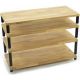 Atacama Apollo Storm 10 Solid Oak Hi-Fi Rack Inc. Base Shelf