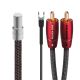 AudioQuest Golden Gate Tonearm JIS To RCA Cable - 1.5m 