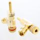 Furutech FP-202 Gold High Performance Audio Banana Connectors - Pack of 4