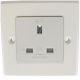Furutech FP-1363-S NCF High Performance Single UK Mains Wall Sockets - Rhodium