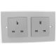 Furutech FP-1363-D High Performance Duplex UK Mains Power Wall Plate- Gold