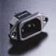Furutech High Performance IEC Inlet - Rhodium
