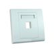 FSUK Konexia K-WSS-01 UK Single Gang 1 Port Plate White