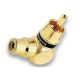 AudioQuest RCA (Female) to RCA (Male) 90° Adaptor
