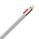QED QX16/4 4 Core Speaker Cable White PVC - 100m Drum