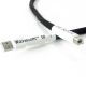 Tellurium Q Silver Diamond Waveform™ hf USB Type A to Type B Cable