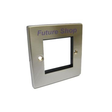 FSUK WP-1610 Click Deco 1 Gang Plate Twin Aperture