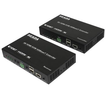 SEADA HBT100UB – HDMI USB KVM Extender over Cat5e/Cat6(HDBaseT)