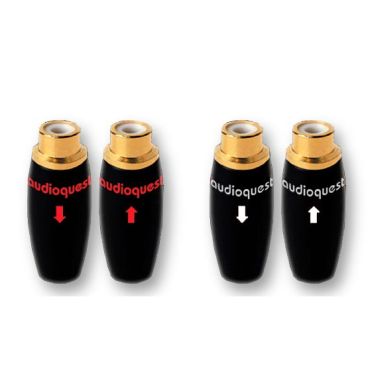 AudioQuest RCA-300 RCA Female Plugs - Pack of 4